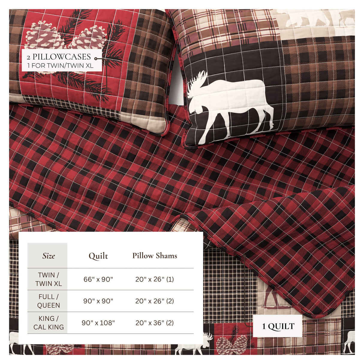 Rustic Landscape Quilt Set