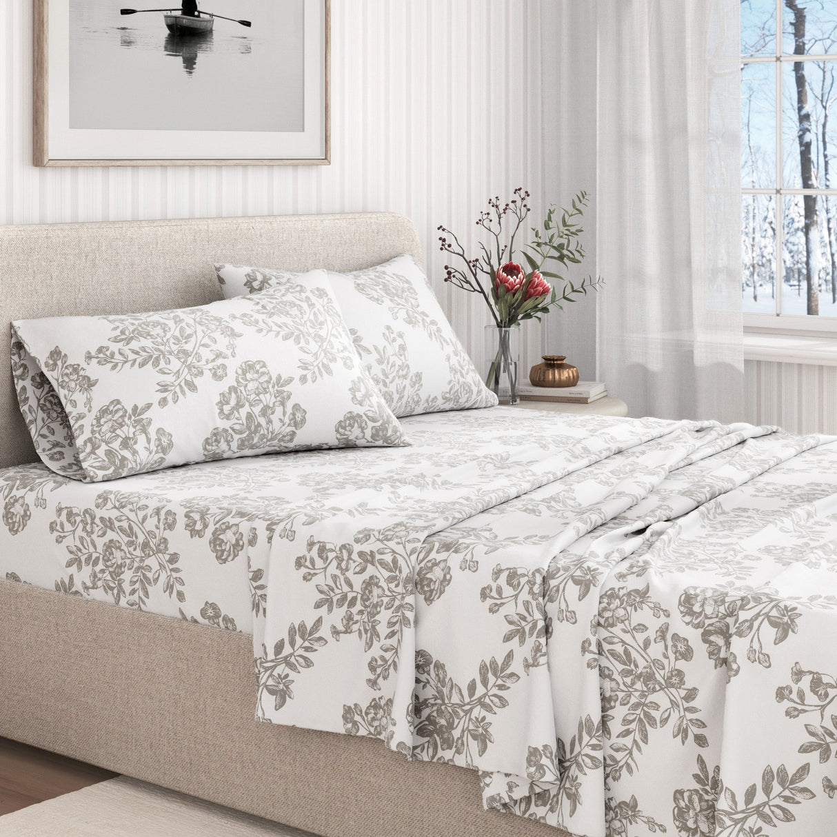 Turkish Cotton Flannel Sheet - Belle Collection