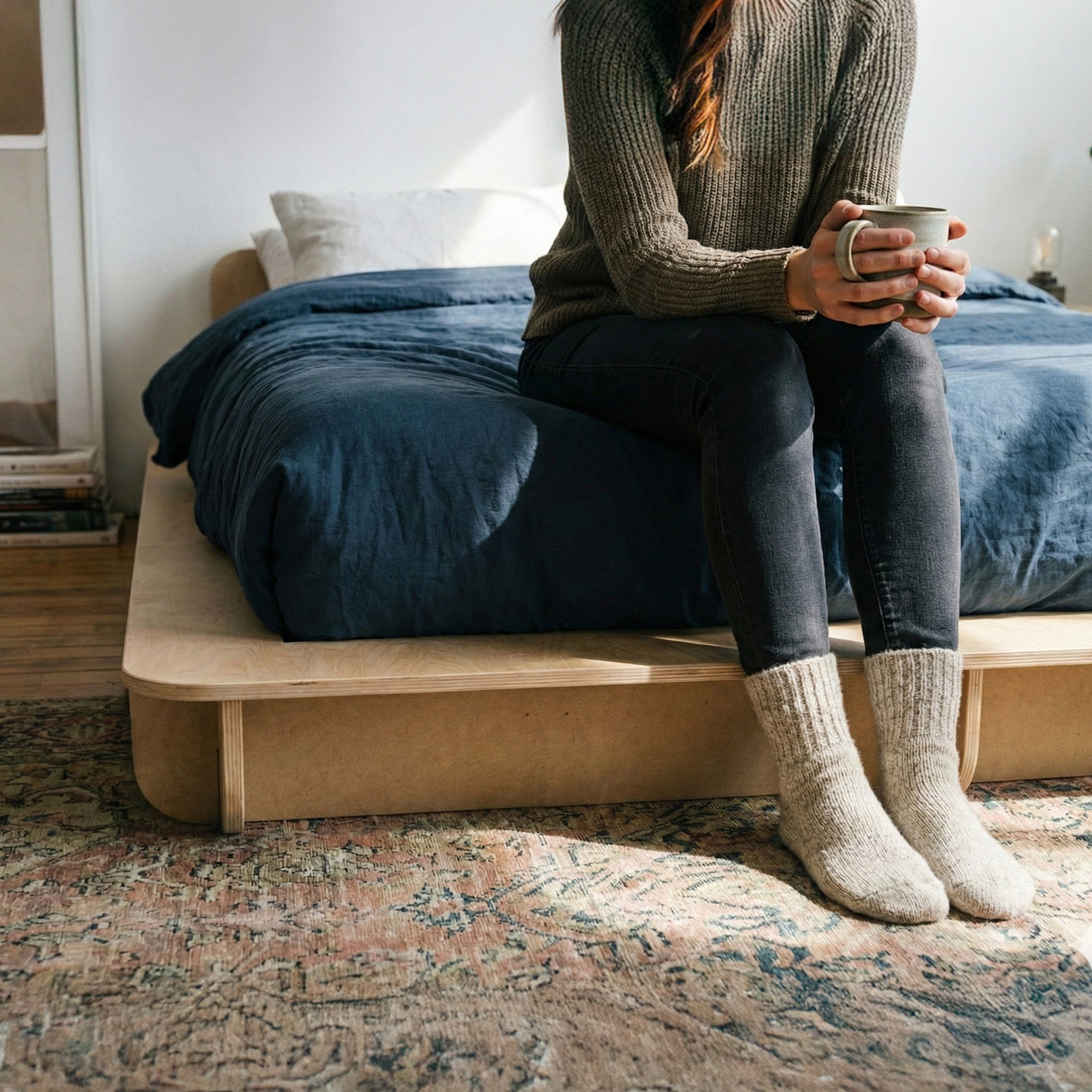 Abi Birch Bed Platform