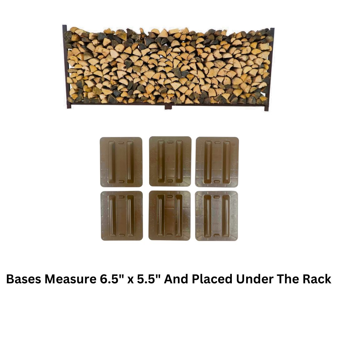 The Woodhaven 10ft Firewood Rack