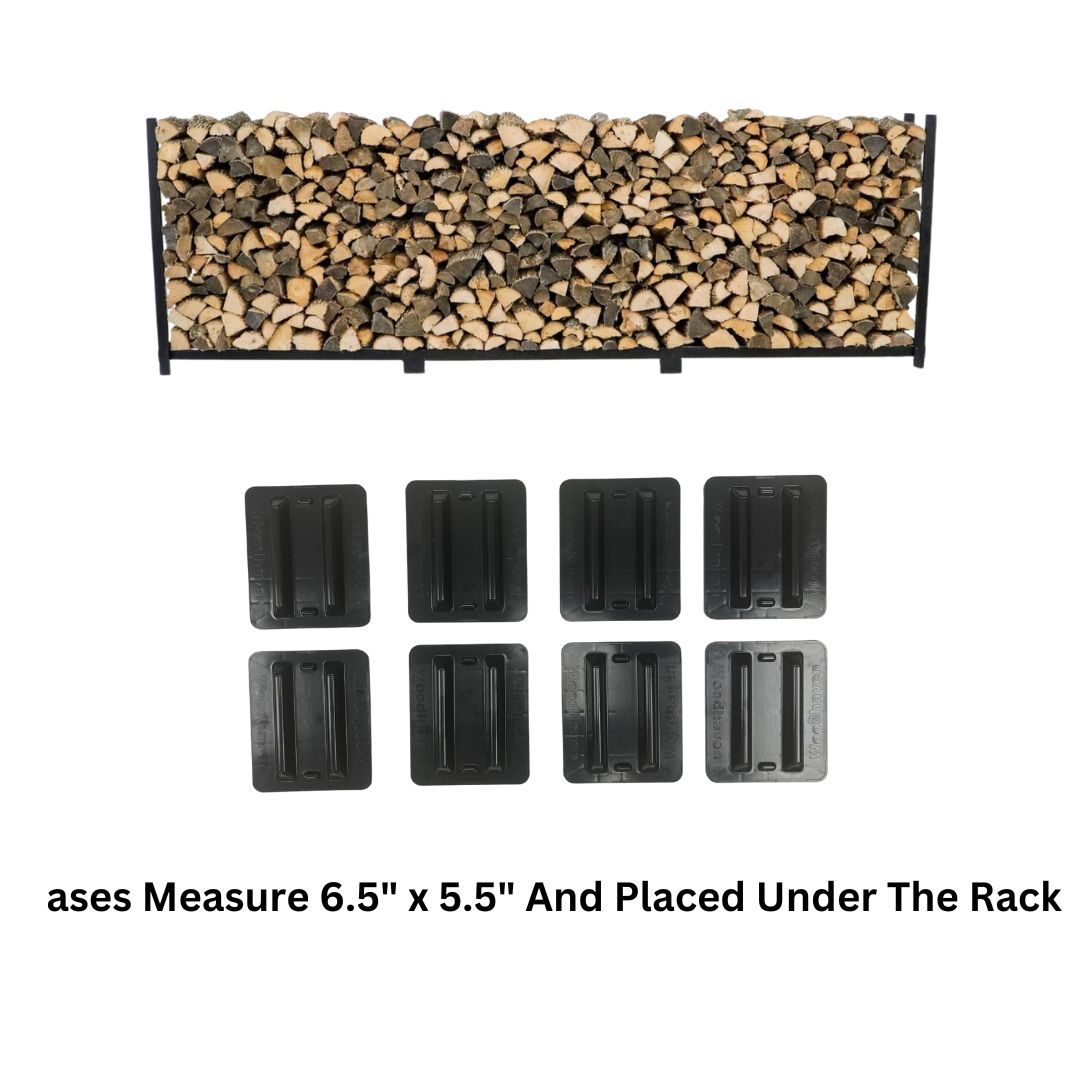 The Woodhaven 12ft Firewood Rack