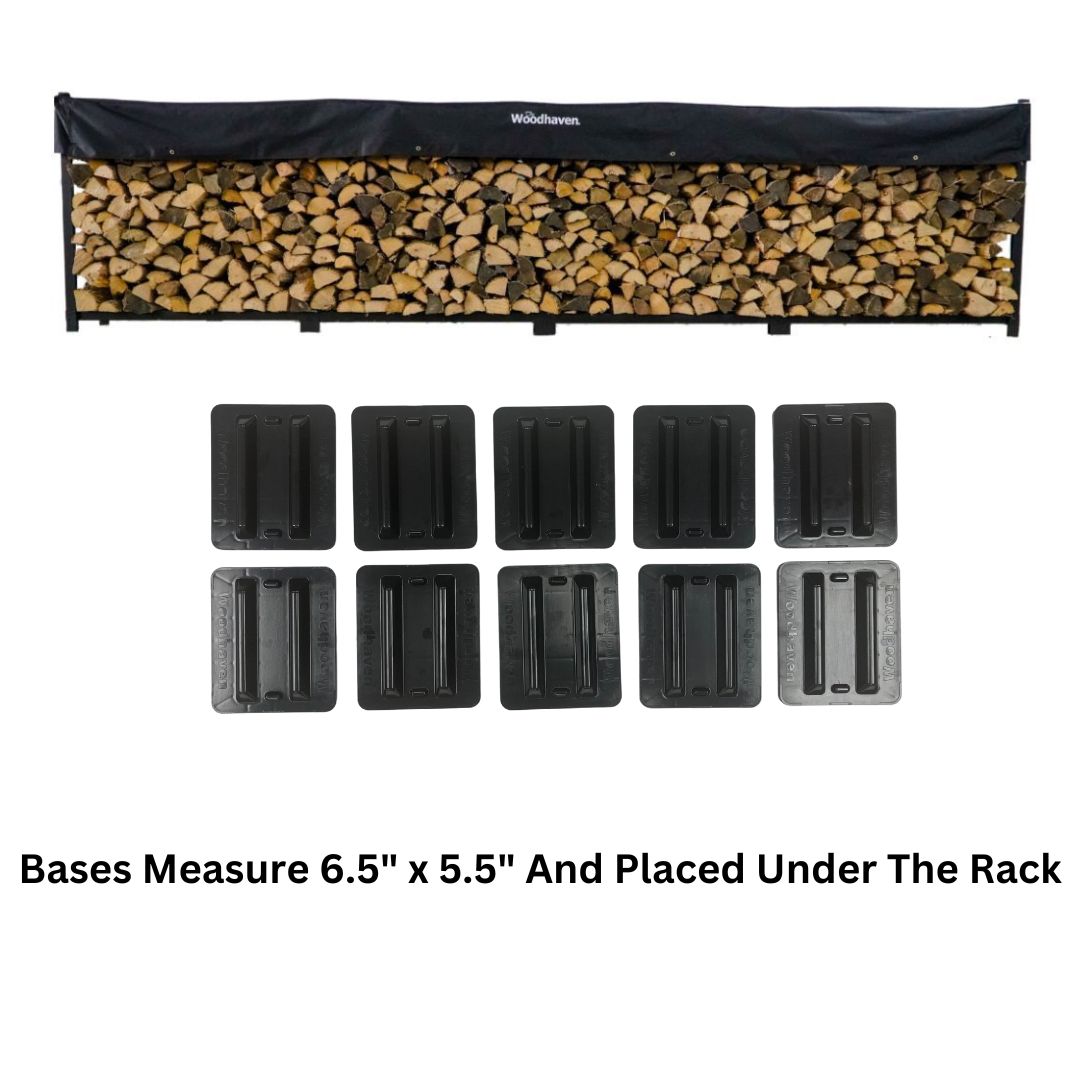 The Woodhaven 16ft Firewood Rack