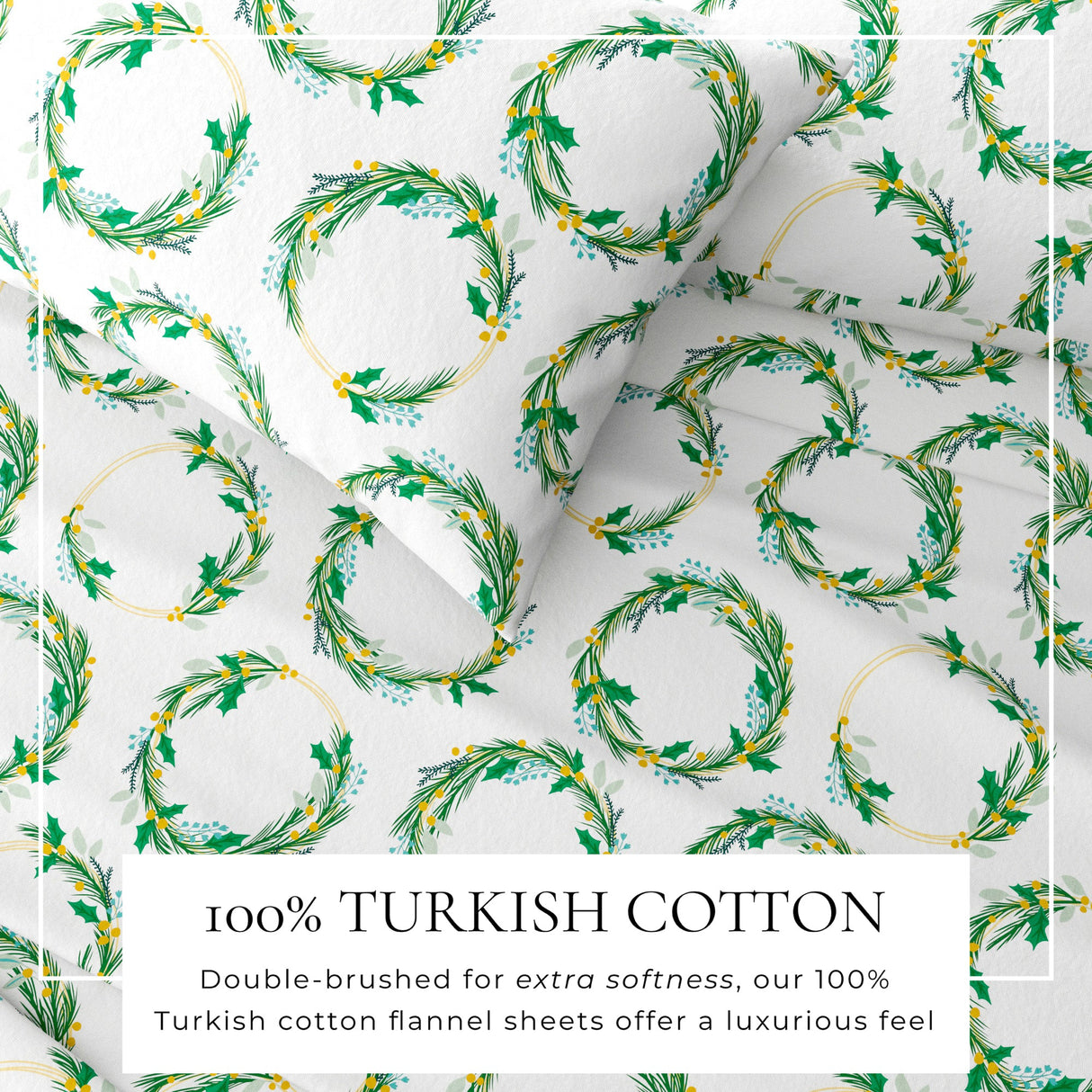 4-Piece Turkish Cotton Flannel Sheet - Lakeview Collection