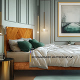 Rorns Bifrost Platform Bed Frame With Headboard