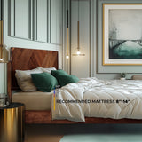 Rorns Bifrost Platform Bed Frame With Headboard