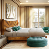 Rorns Sunset Platform Bed Frame With Headboard