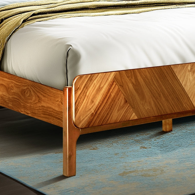 Rorns Bifrost Platform Bed Frame With Headboard