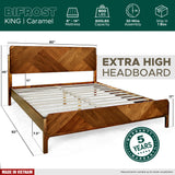 Rorns Bifrost Platform Bed Frame With Headboard
