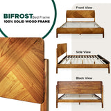 Rorns Bifrost Platform Bed Frame With Headboard