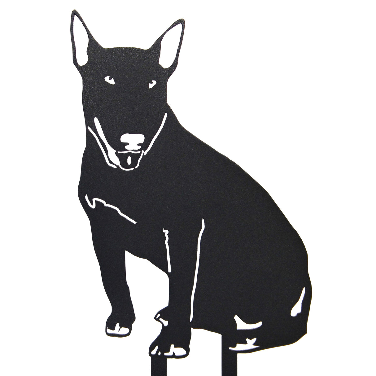 Bull Terrier Garden Stake
