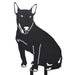 Bull Terrier Garden Stake