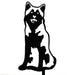 Alaskan Malamute Garden Stake