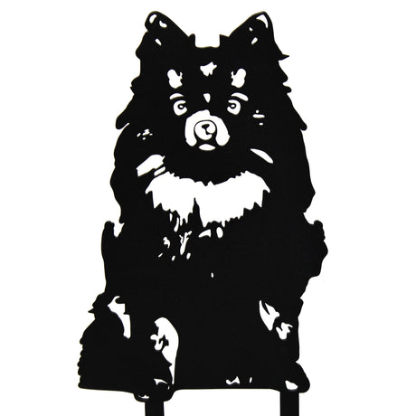 Pomeranian Garden Stake