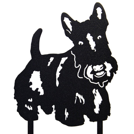 Scottish Terrier Garden Stake