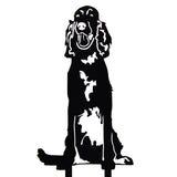 English Setter Garden Stake