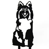 Shetland Sheepdog Garden Stake