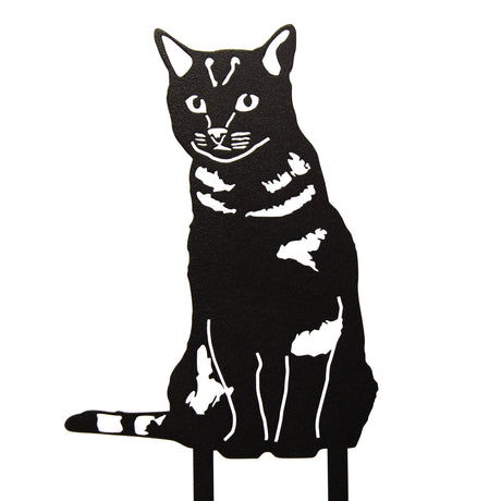 Shorthair Tabby Garden Stake