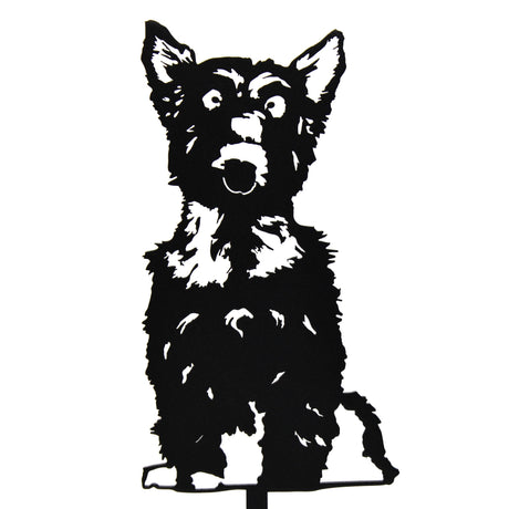 Yorkshire Terrier Garden Stake