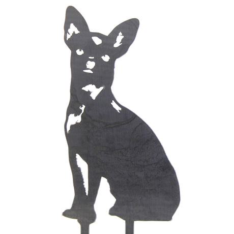 Chihuahua Garden Stake