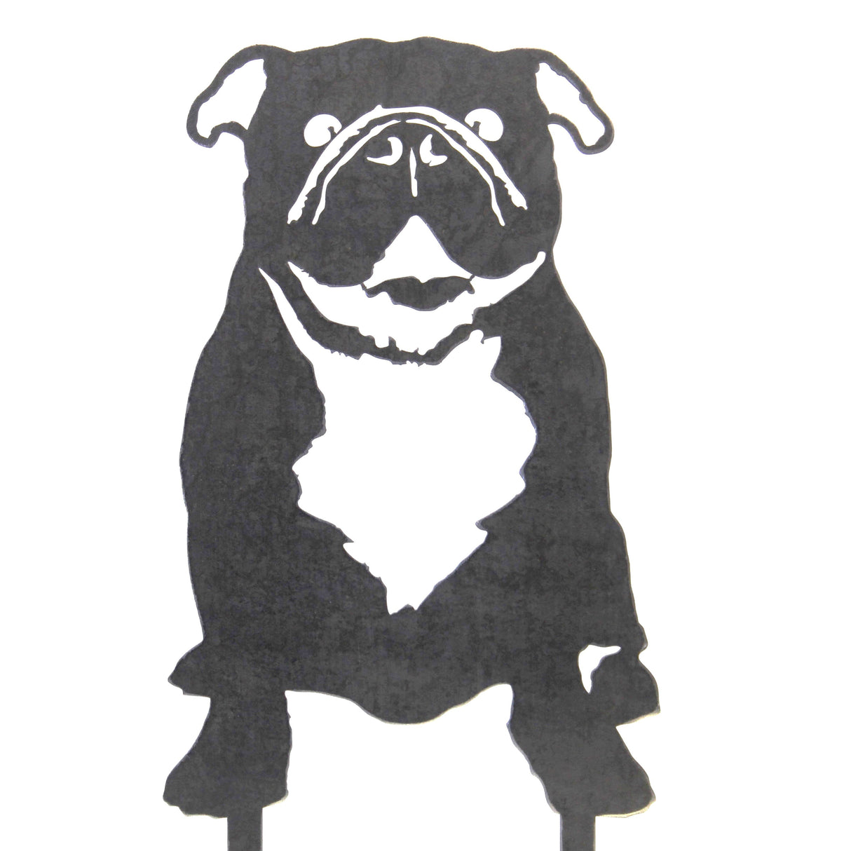 English Bulldog Garden Stake
