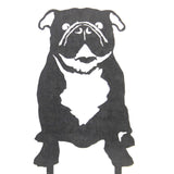 English Bulldog Garden Stake