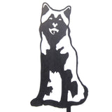 Alaskan Malamute Garden Stake