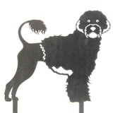 Portuguese Water Dog Garden Stake