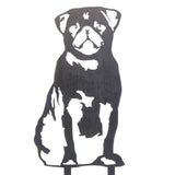 Pug Garden Stake