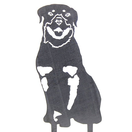 Rottweiler Garden Stake