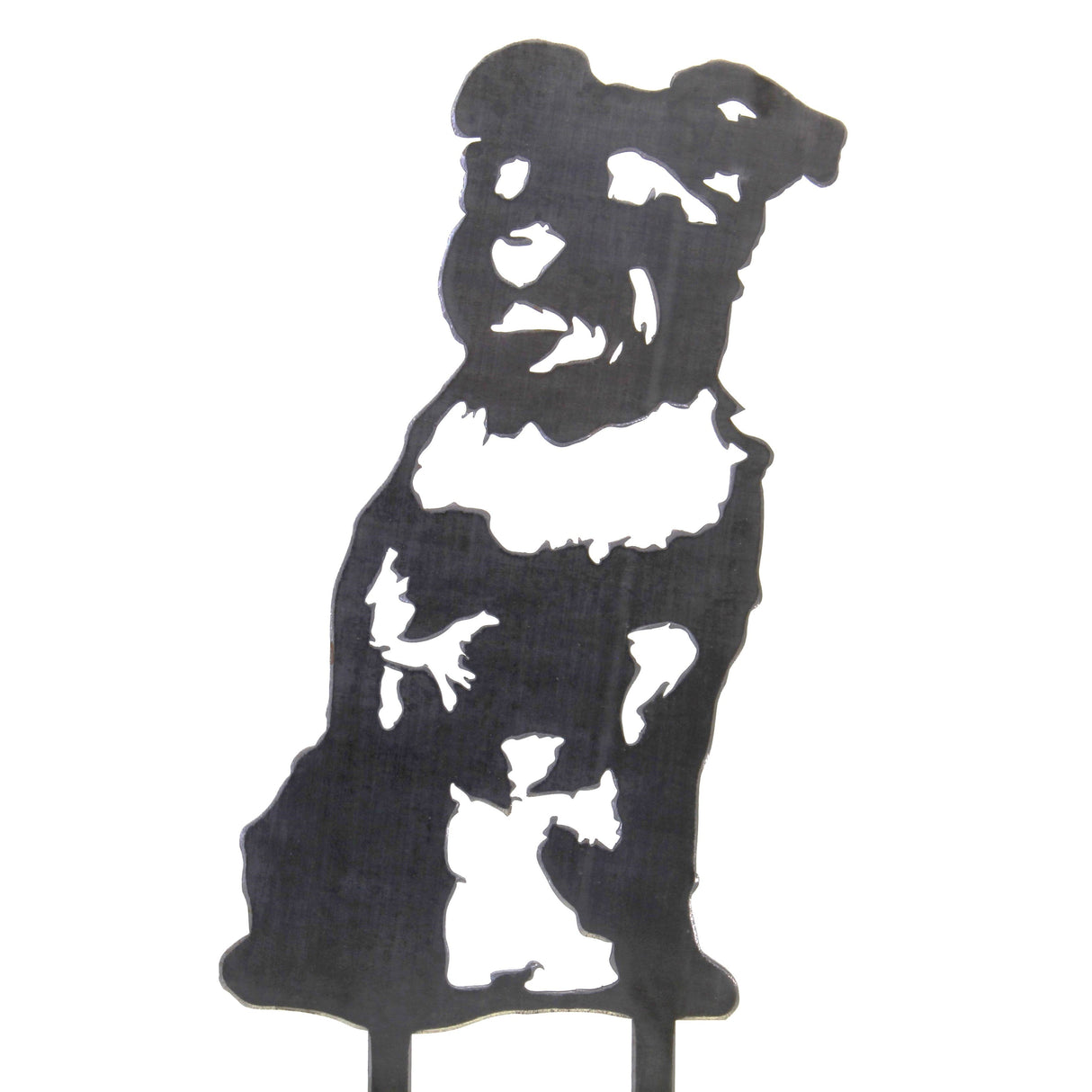 Schnauzer Garden Stake