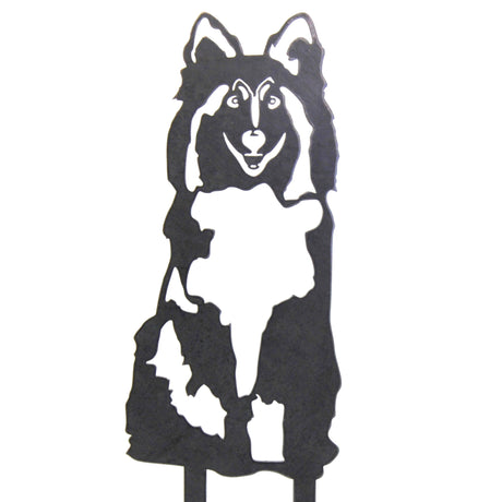 Shetland Sheepdog Garden Stake