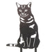 Shorthair Tabby Garden Stake
