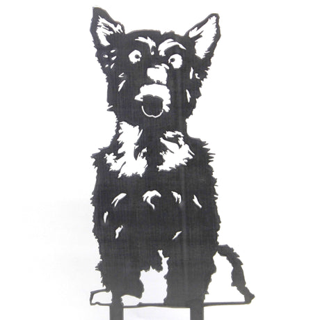 Yorkshire Terrier Garden Stake