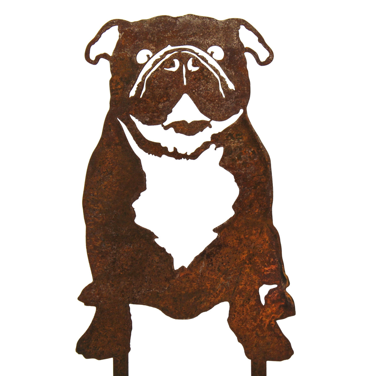English Bulldog Garden Stake
