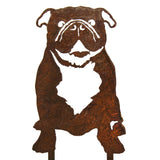 English Bulldog Garden Stake