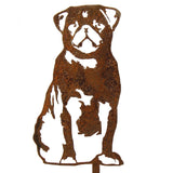 Pug Garden Stake