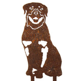 Rottweiler Garden Stake