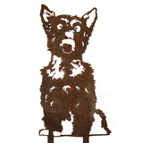 Yorkshire Terrier Garden Stake