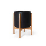 Solid Goods Ceramic Cylinder– With or Without Mahogany Stand