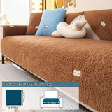 Durable 3 cushion couch cover | High-Quality Plush Sherpa Sofa Cover