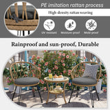 Outdoor Rattan Patio Seating Set