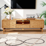 Acacia Elara Solid Wood TV Stand with Storage