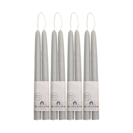 Hand-Dipped Beeswax Taper Candles - Bulk 4-Pair Bundle