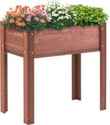 Elevated Wooden Planter Box