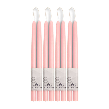 Hand-Dipped Beeswax Taper Candles - Bulk 4-Pair Bundle