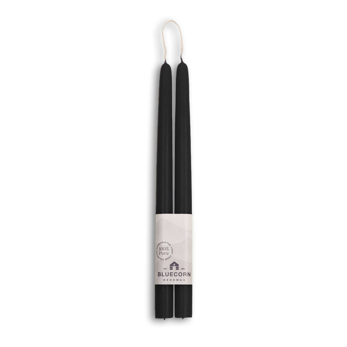 Beeswax Taper Candles - Hand-Dipped - 1 Pair