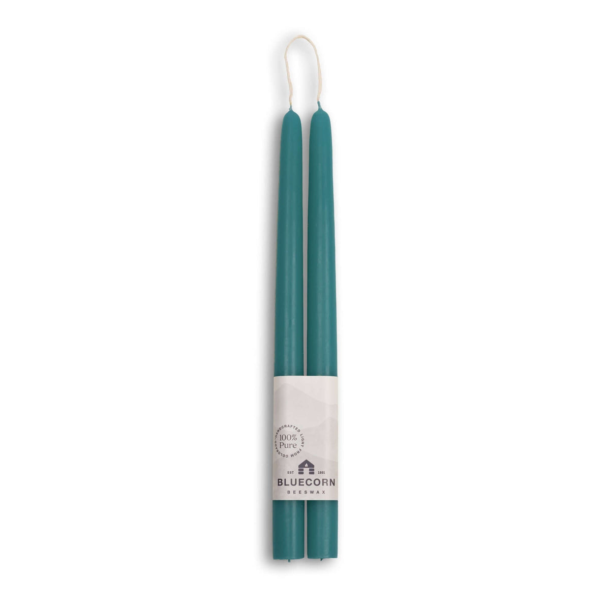 Beeswax Taper Candles - Hand-Dipped - 1 Pair