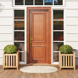 Patio Wooden Bench with Planter