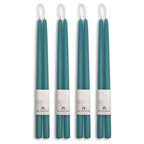 Hand-Dipped Beeswax Taper Candles - Bulk 4-Pair Bundle