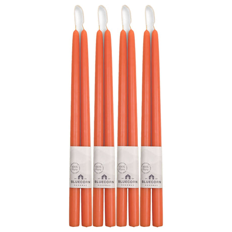 Hand-Dipped Beeswax Taper Candles - Bulk 4-Pair Bundle